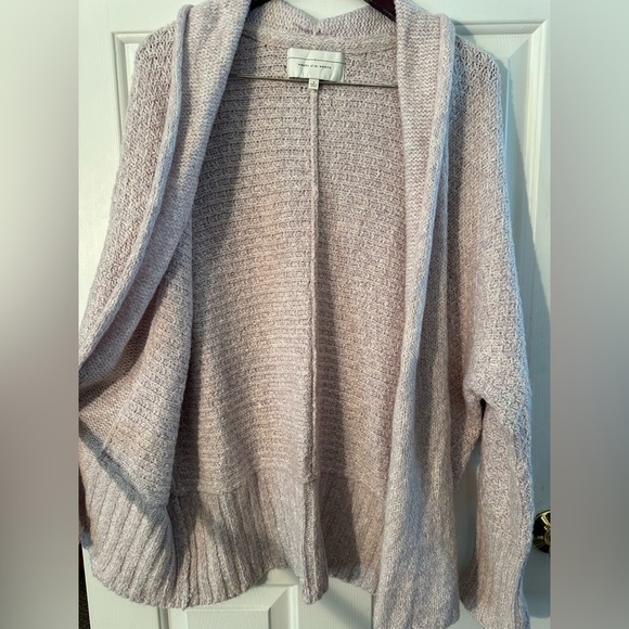 ANGEL of the NORTH ANTHROPOLOGIE Small Chauvet Open Front Cardigan Alpaca Blend - Picture 10 of 11
